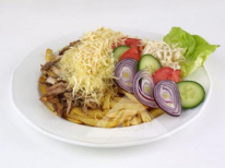 Gyros tál sajttal