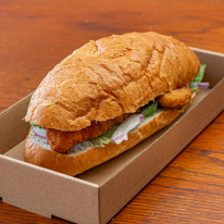 Rántott csirkés burger
