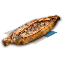Sonkás-sajtos pide