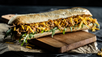 Sweetie Pulled Pork Bagett