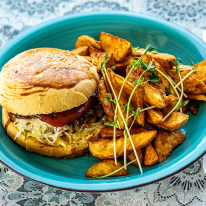 Retro burger