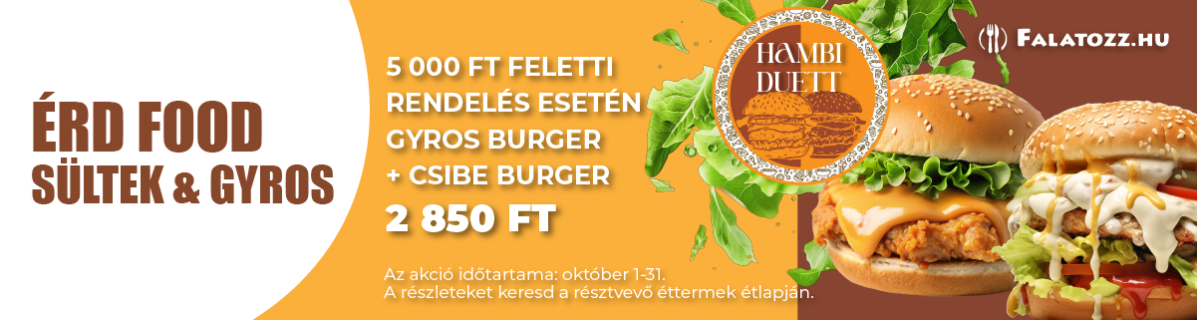 Októberi hambi duett(Érd Food sültek & gyros)