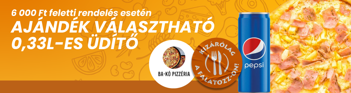 Csak falatozz akció ( BA-KÓ Pizzéria)