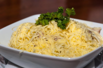Gombás spagetti