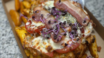 Panko morzsában sült csirkemell
