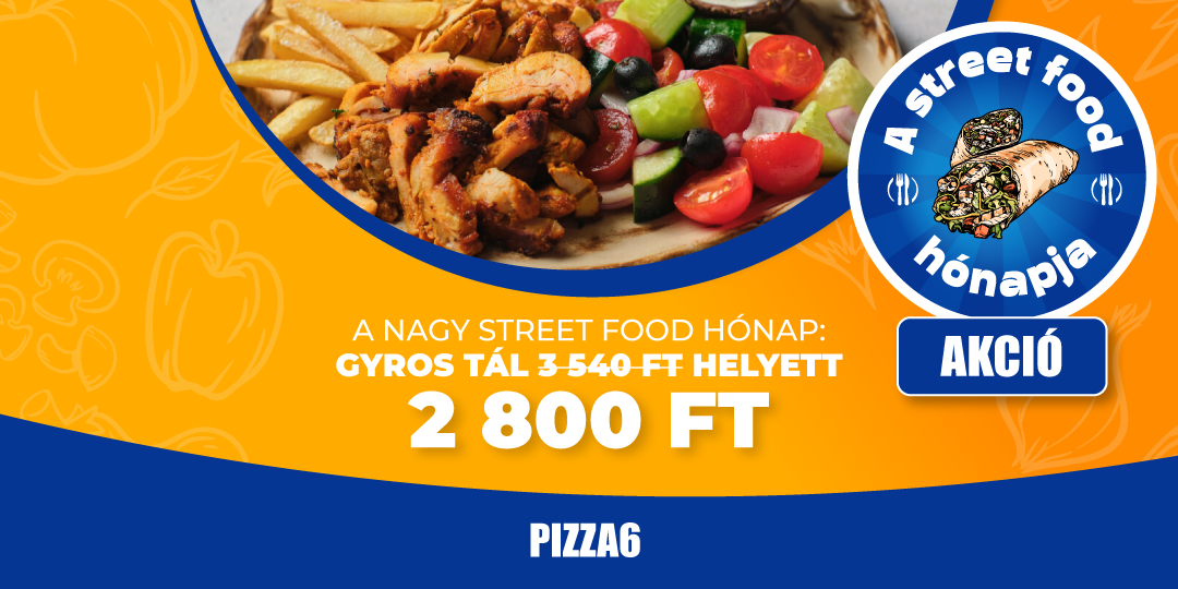 StreetFood május(Pizza6 )