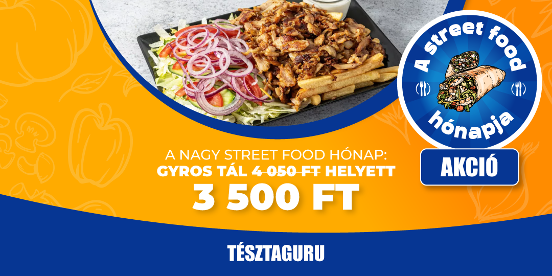 StreetFood május(Tészta Guru)