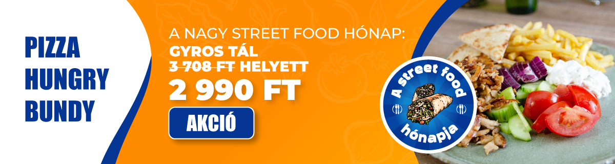 StreetFood május(Pizza Hungry Bundy)