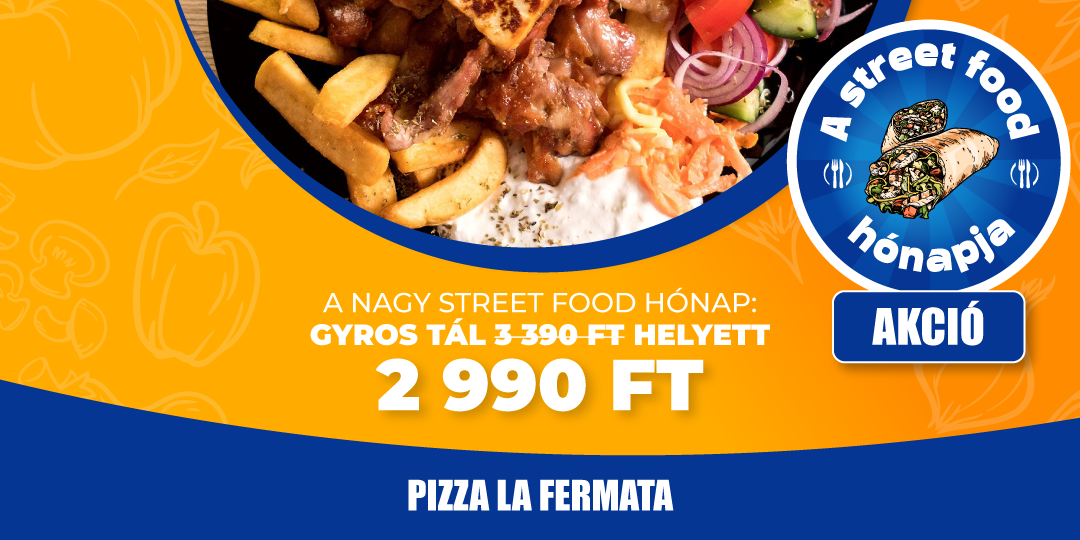 StreetFood május(Pizza La Fermata)
