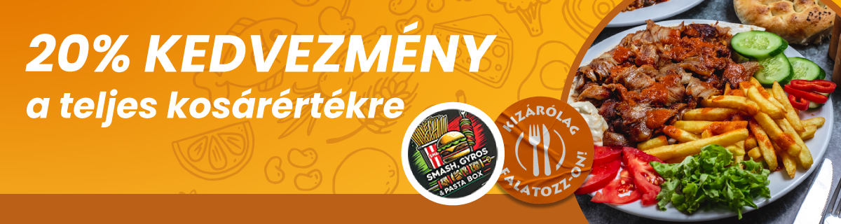 Csak falatozz akció(Smash, Gyros & Pasta Box)