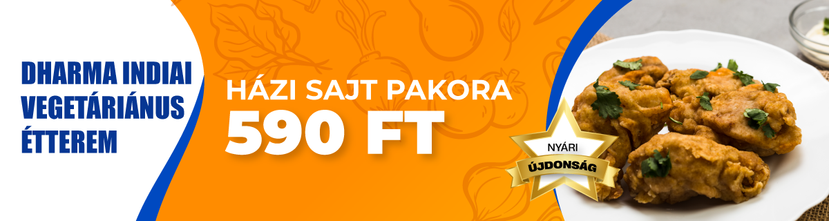 Nyári kajapremierek (Dharma Indiai Vegetáriánus Étterem )