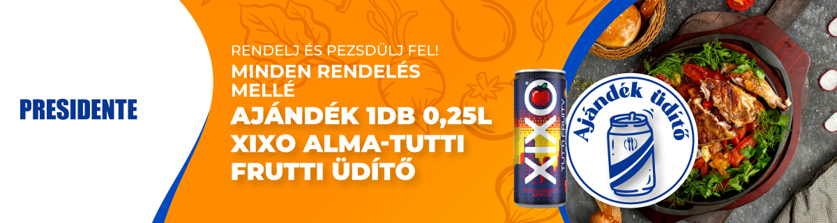 Üdítő július(Presidente)