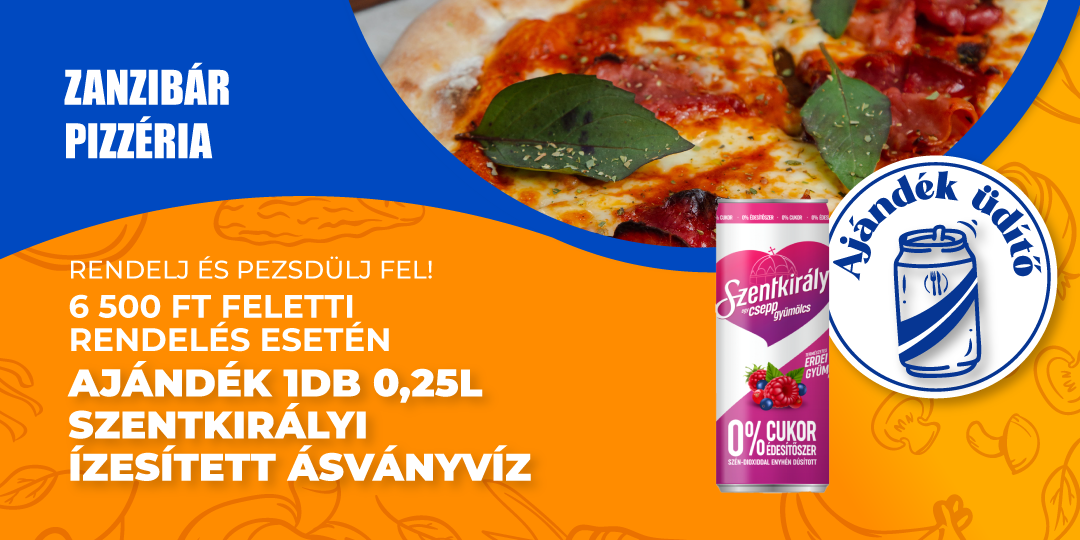 Üdítő július(Zanzibár Pizzéria)