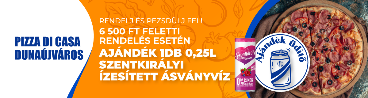 Üdítő július( Pizza di Casa Dunaújváros)
