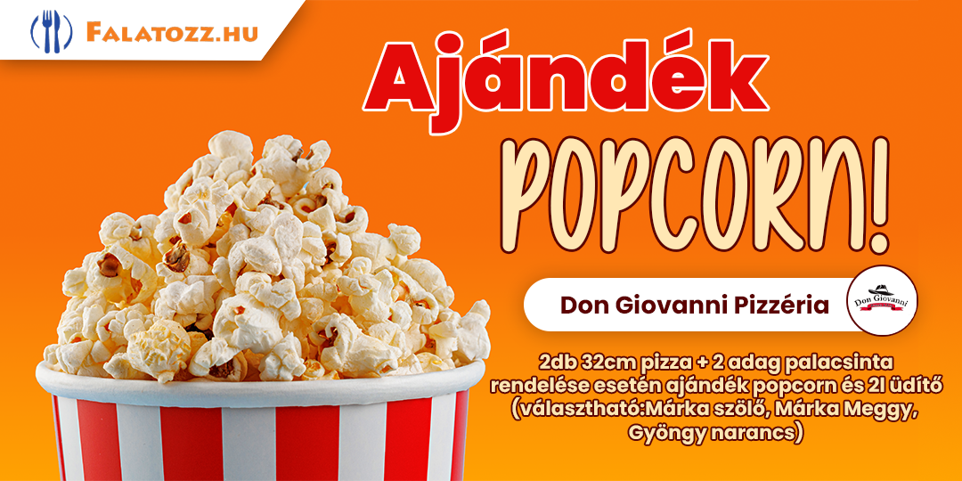 Ajándék popcorn