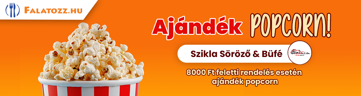 Ajándék popcorn (Formula - Debrecen) 8000felett