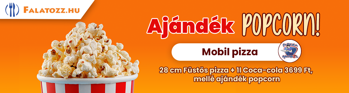 Ajándék popcorn (Mobil pizza-Miskolc)