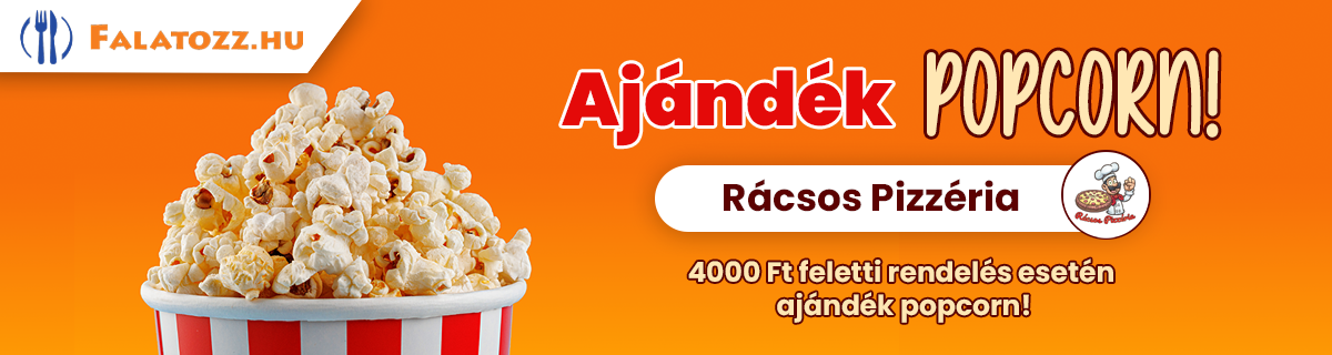 Ajándék popcorn (Rácsos Karna.) 4000