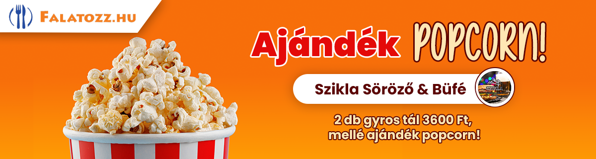 Ajándék pocorn (Szikla - Recsk) 2girosz