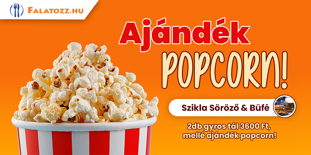 Ajándék pocorn (Szikla - Recsk) 2girosz