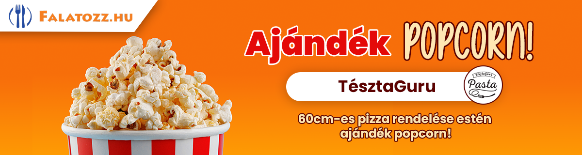 Ajándék popcorn (Tésztaguru)