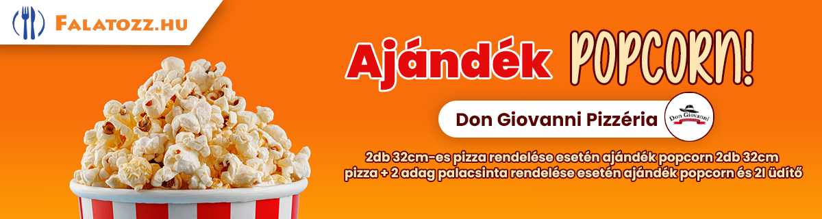 Ajándék popcorn